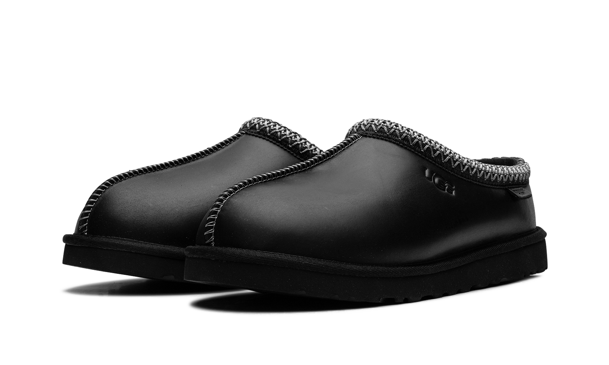 Tasman Lthr Regen Slipper "Black"