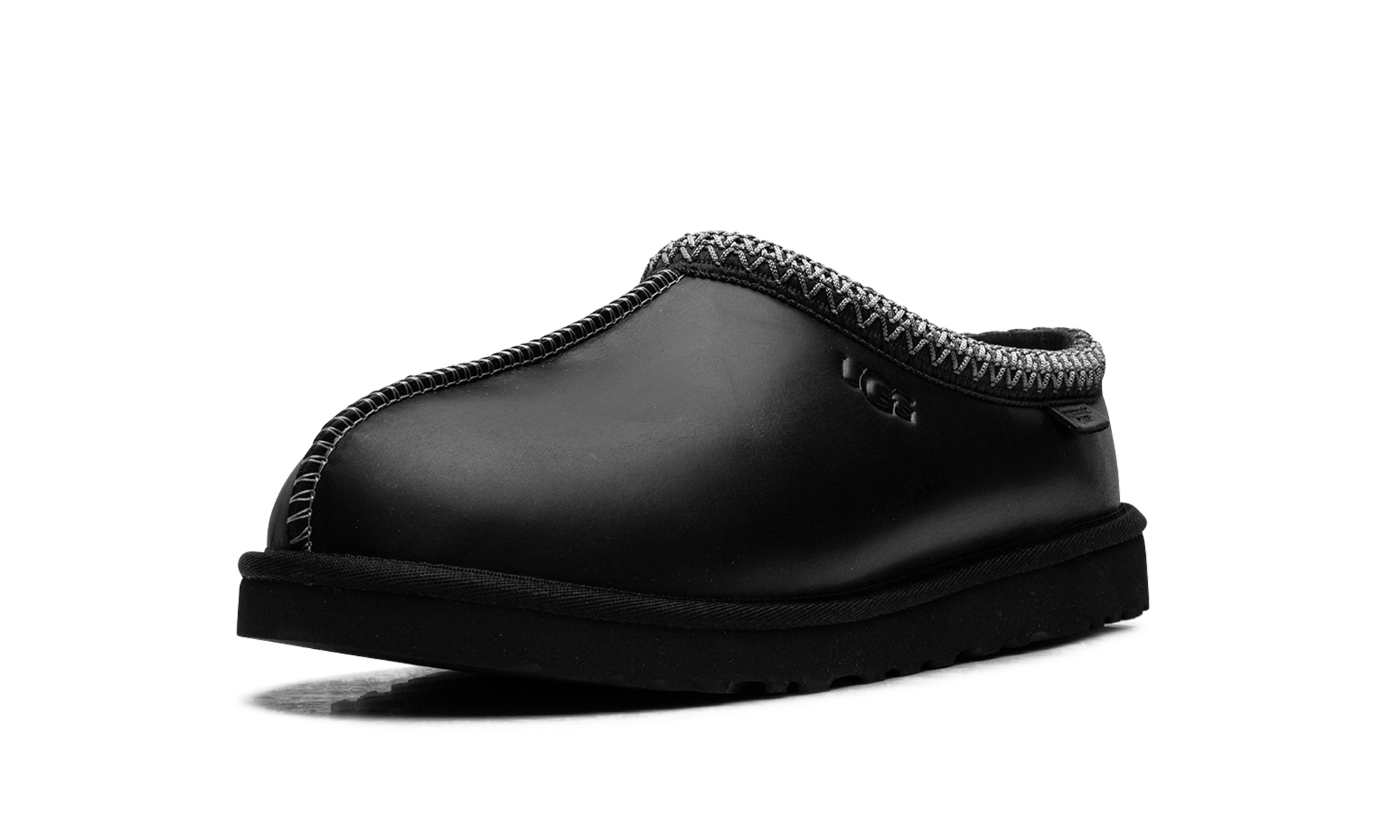 Tasman Lthr Regen Slipper "Black"