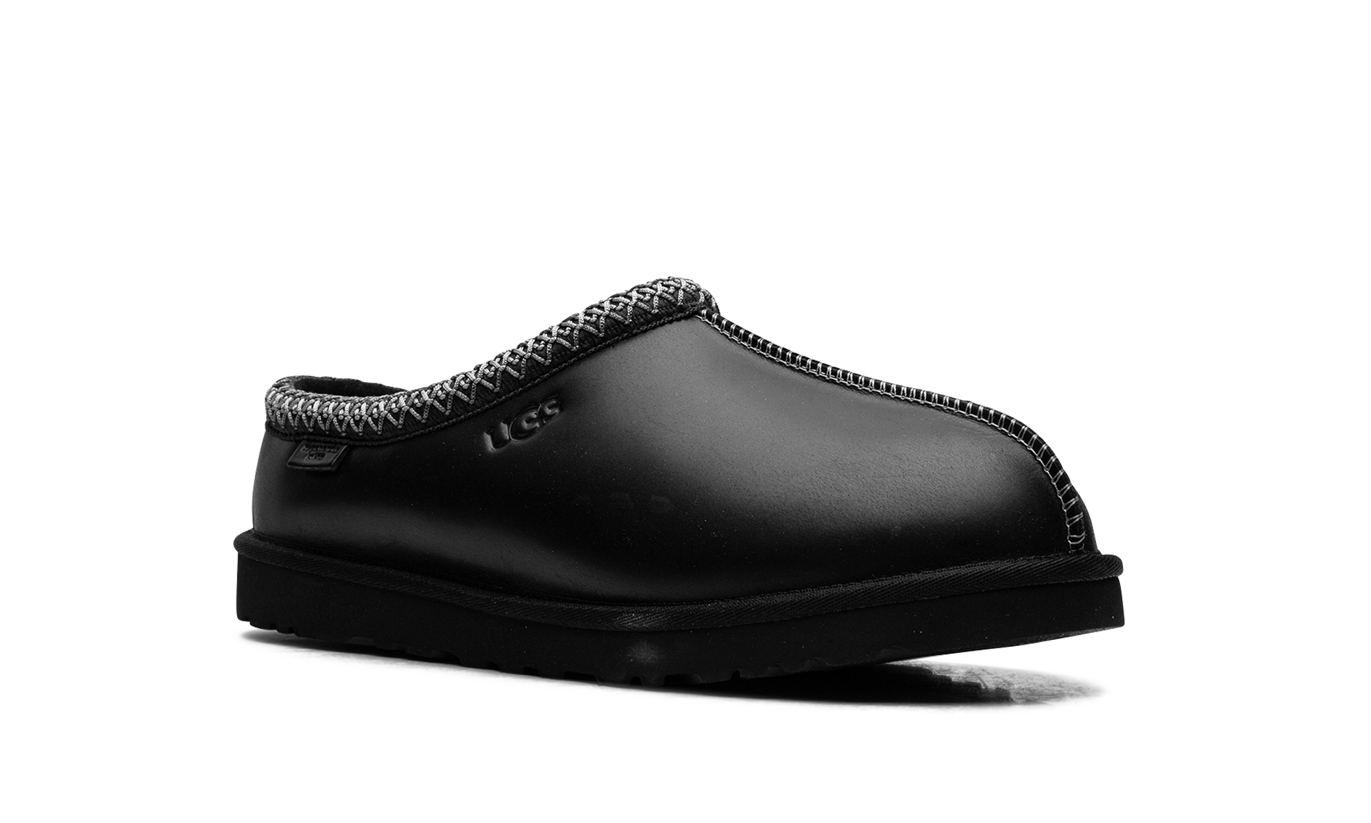 Tasman Lthr Regen Slipper "Black"