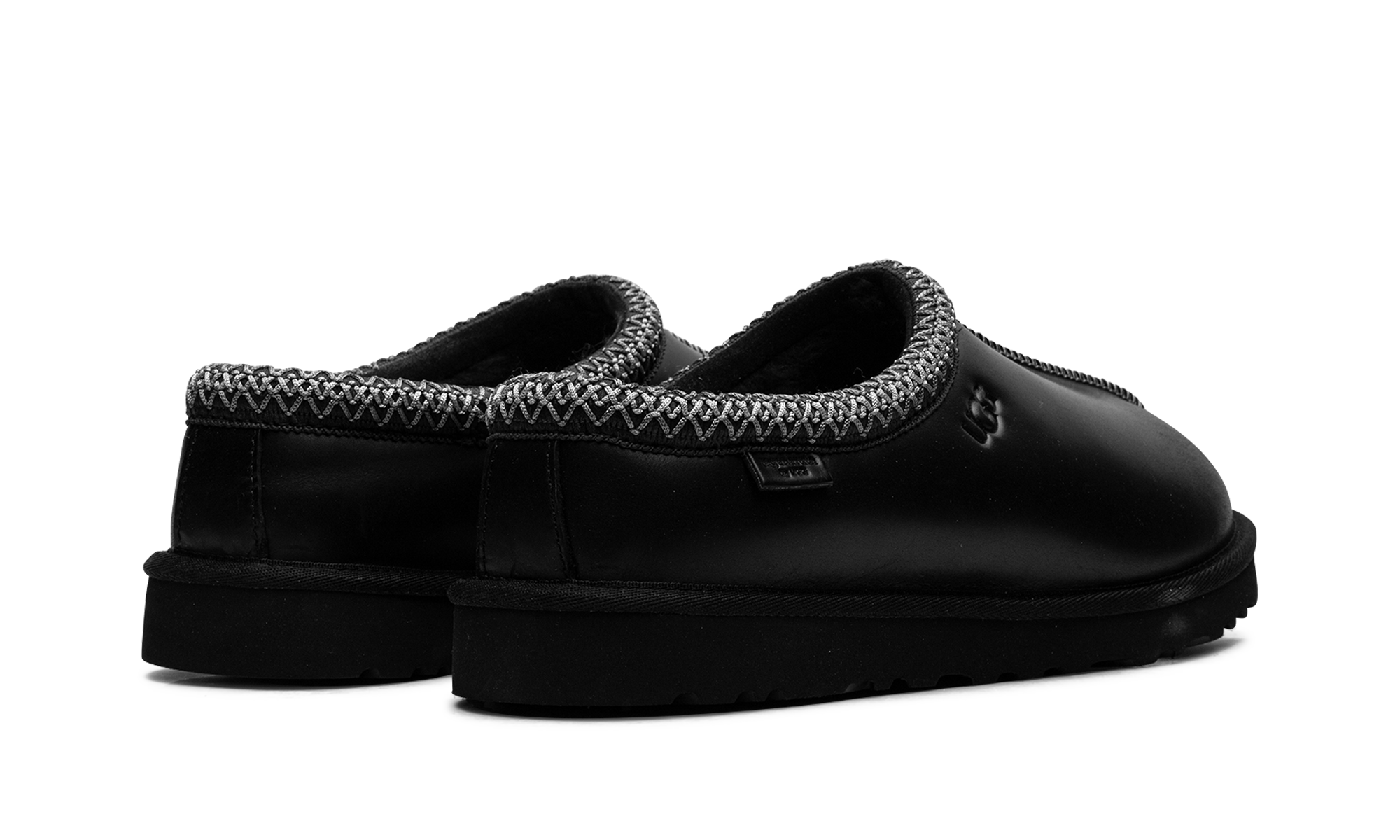 Tasman Lthr Regen Slipper "Black"