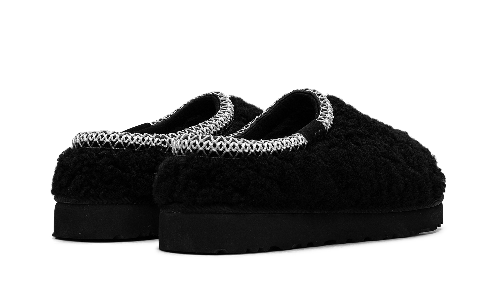 Tasman Maxi Curly Slipper Women "Black"