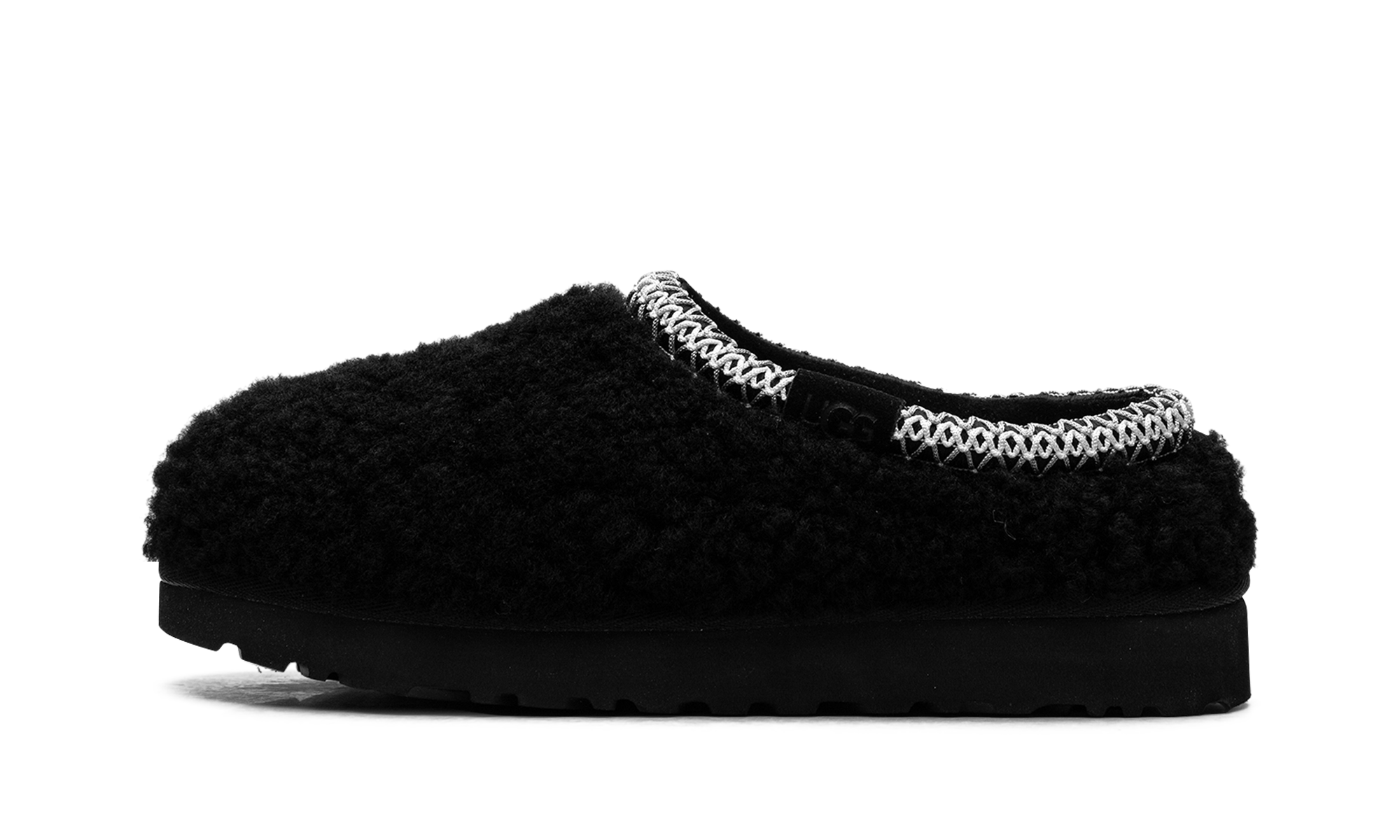 Tasman Maxi Curly Slipper Women "Black"