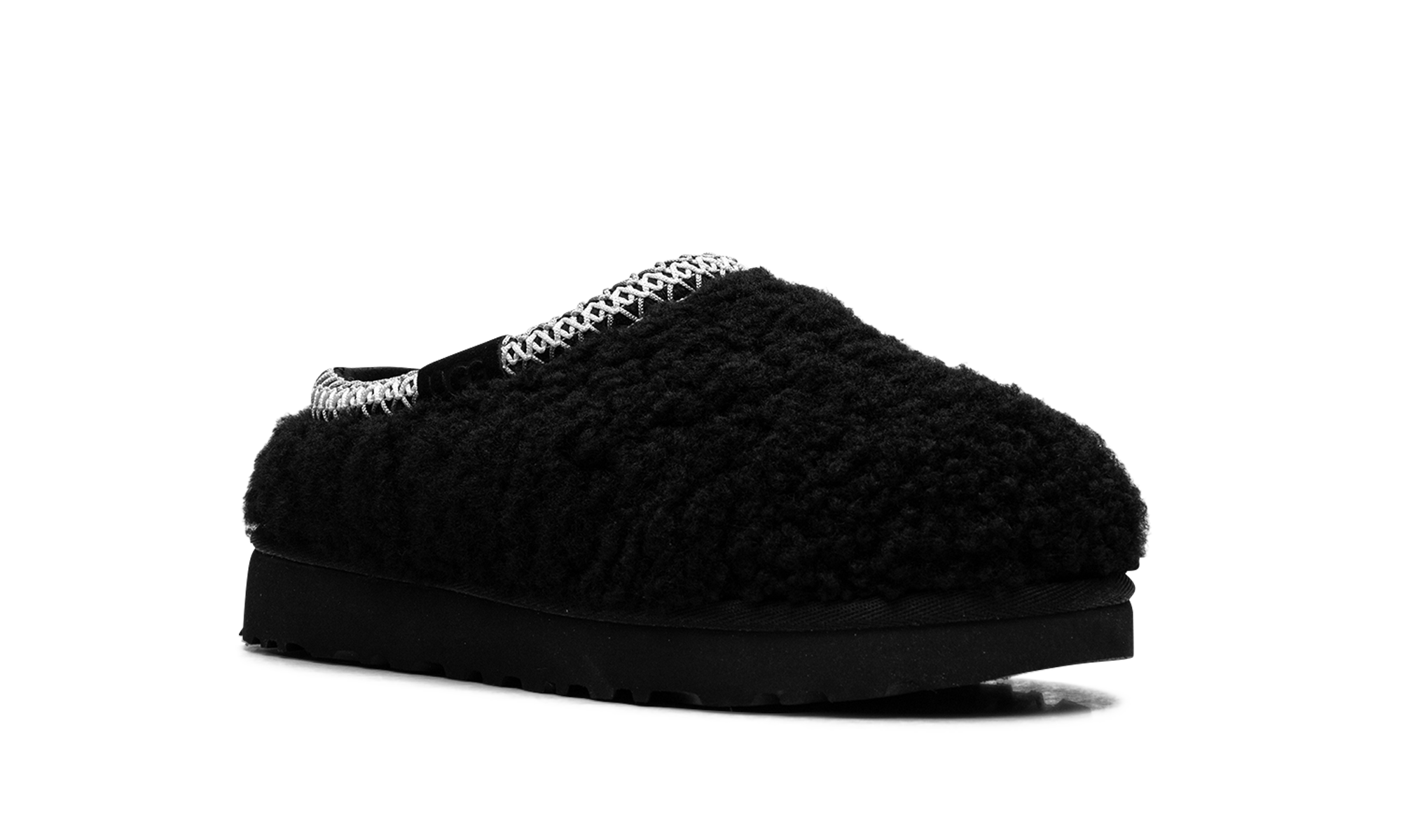 Tasman Maxi Curly Slipper Women "Black"