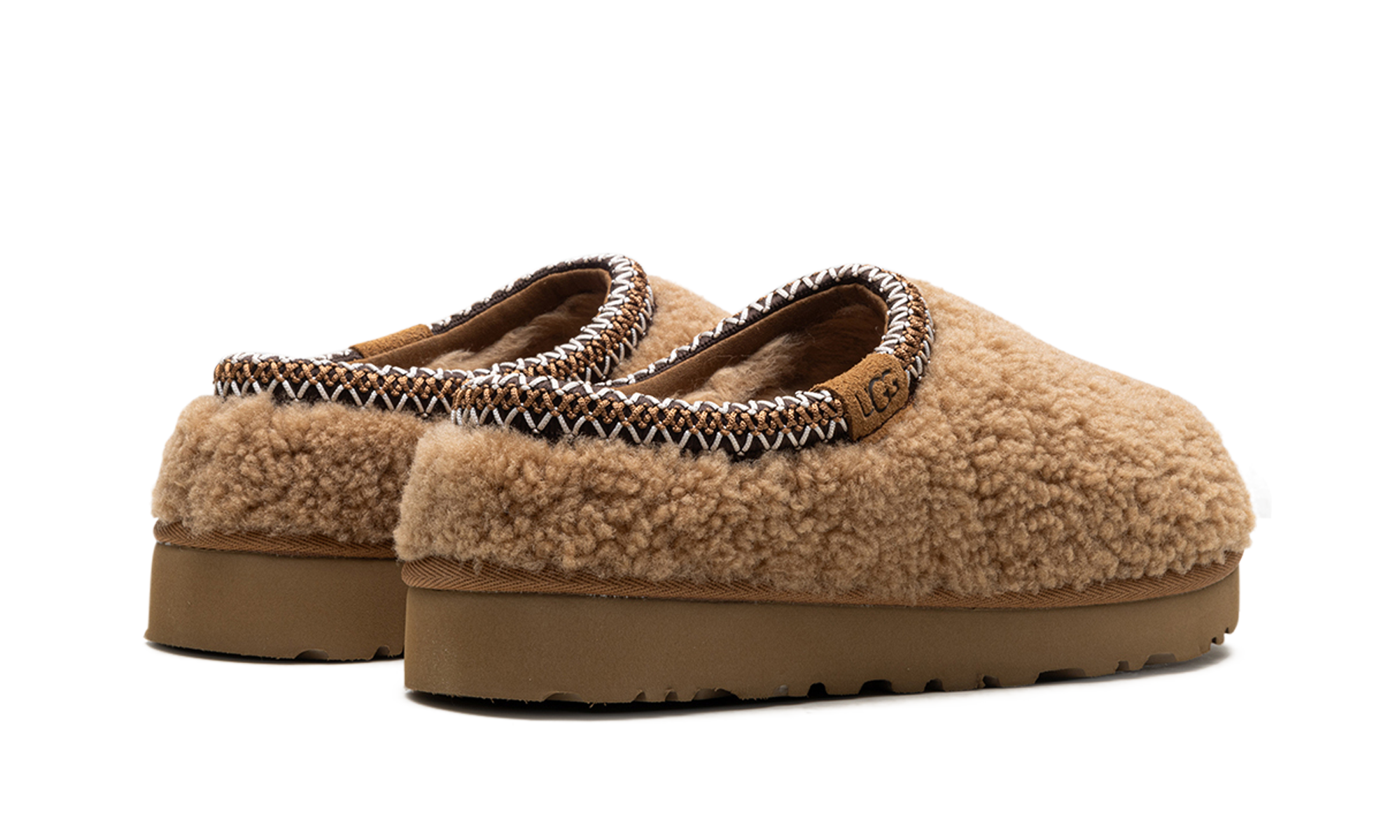 Tasman Maxi Curly Slipper Women "Chestnut"