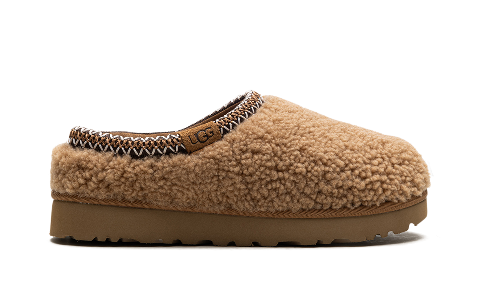 Tasman Maxi Curly Slipper Women "Chestnut"