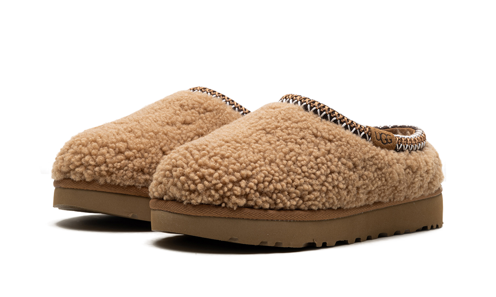 Tasman Maxi Curly Slipper Women "Chestnut"