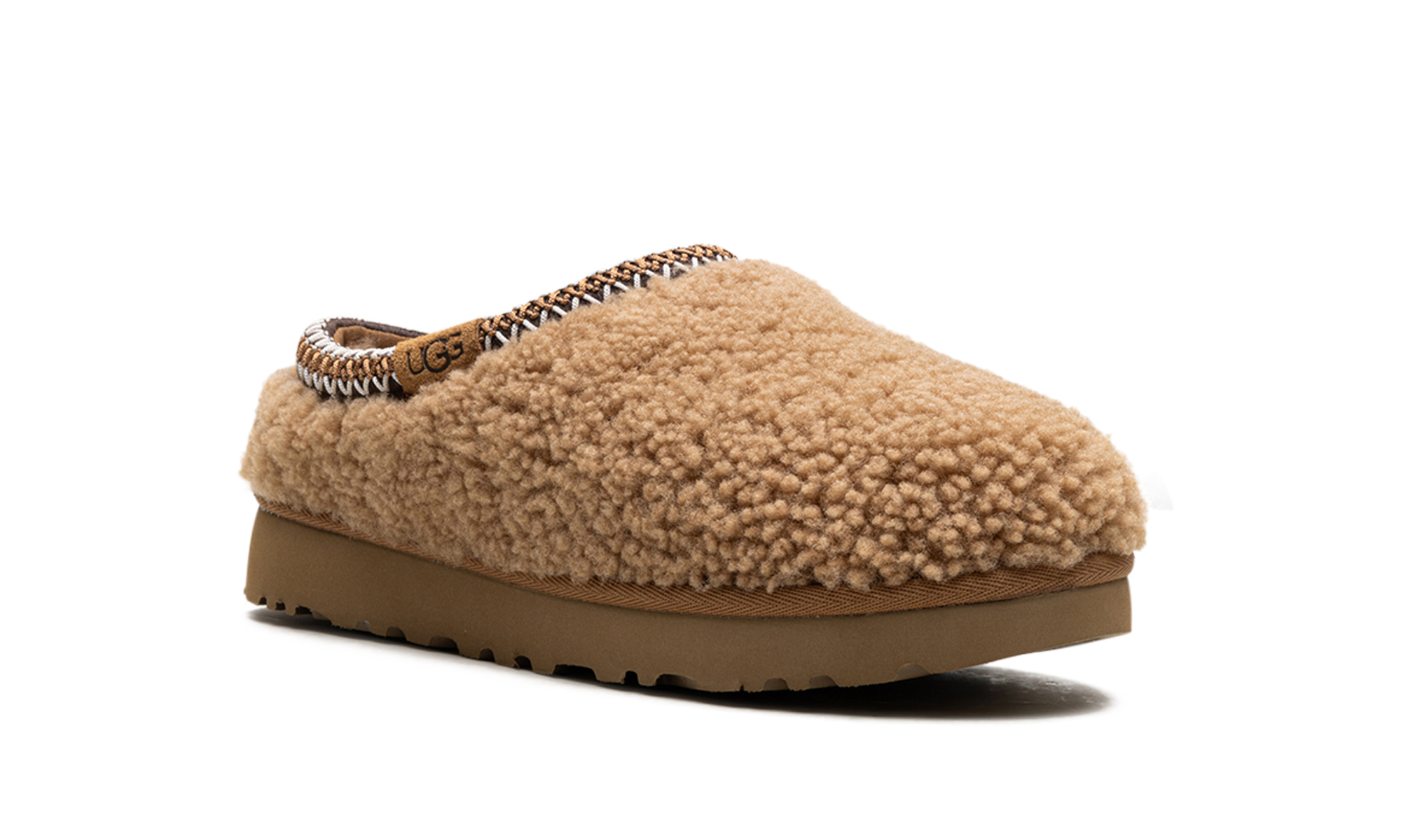 Tasman Maxi Curly Slipper Women "Chestnut"