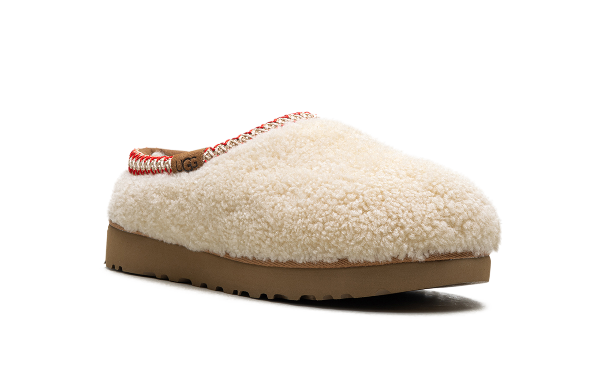 Tasman Maxi Curly Slipper Women "Natural"