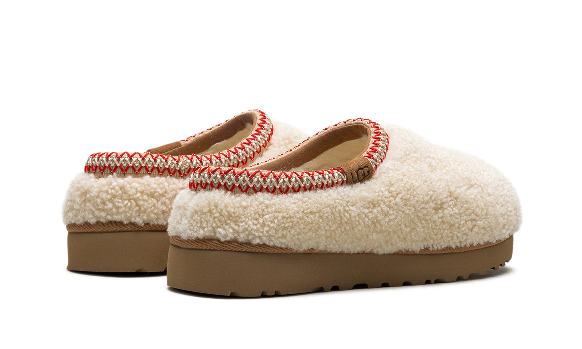 Tasman Maxi Curly Slipper Women "Natural"