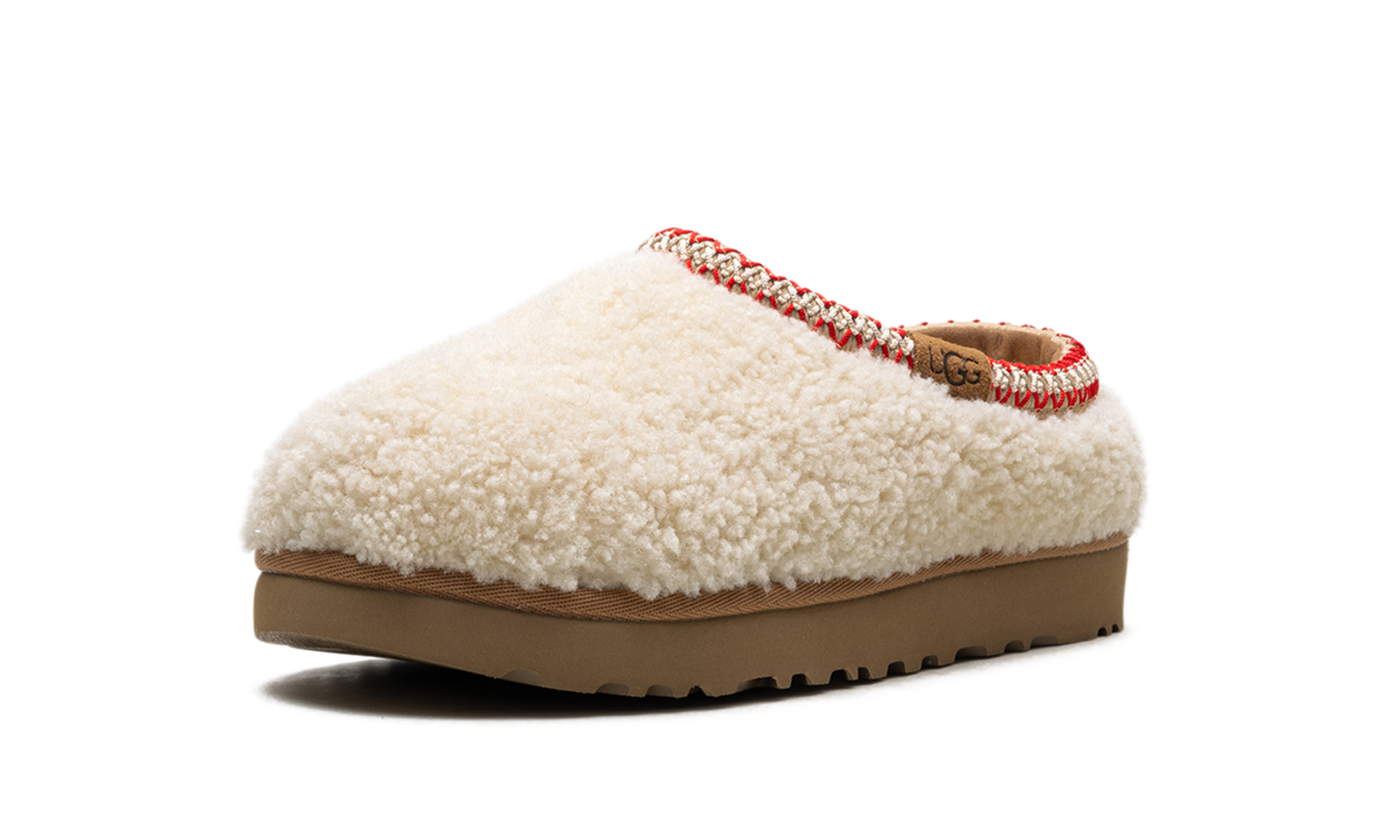 Tasman Maxi Curly Slipper Women "Natural"