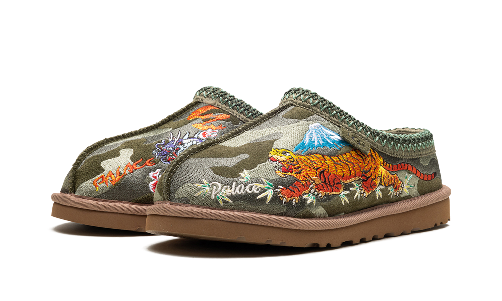 Tasman Slipper "Palace - Burnt Olive Camo"