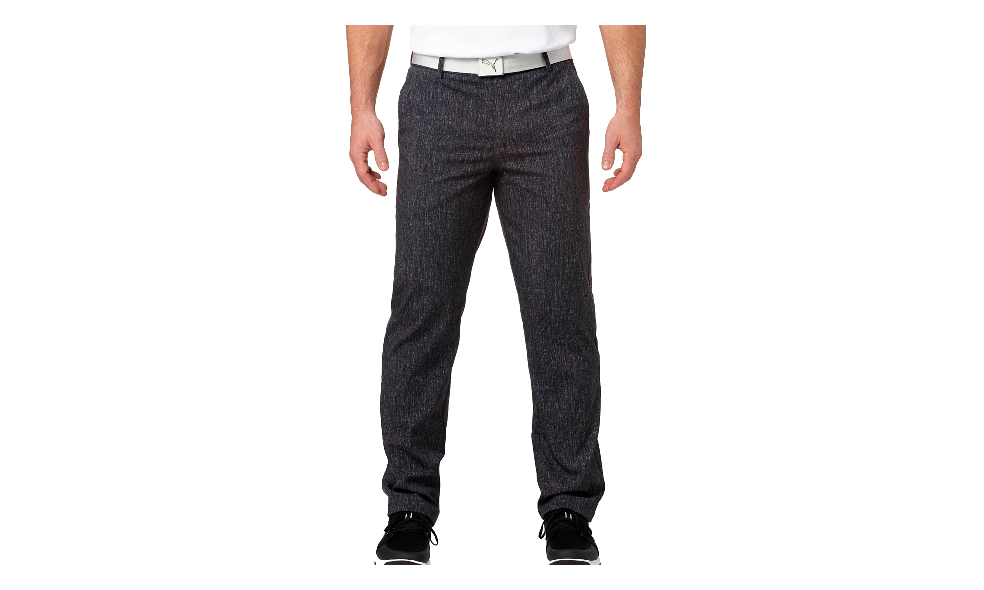 Texture Print Pant "Black"