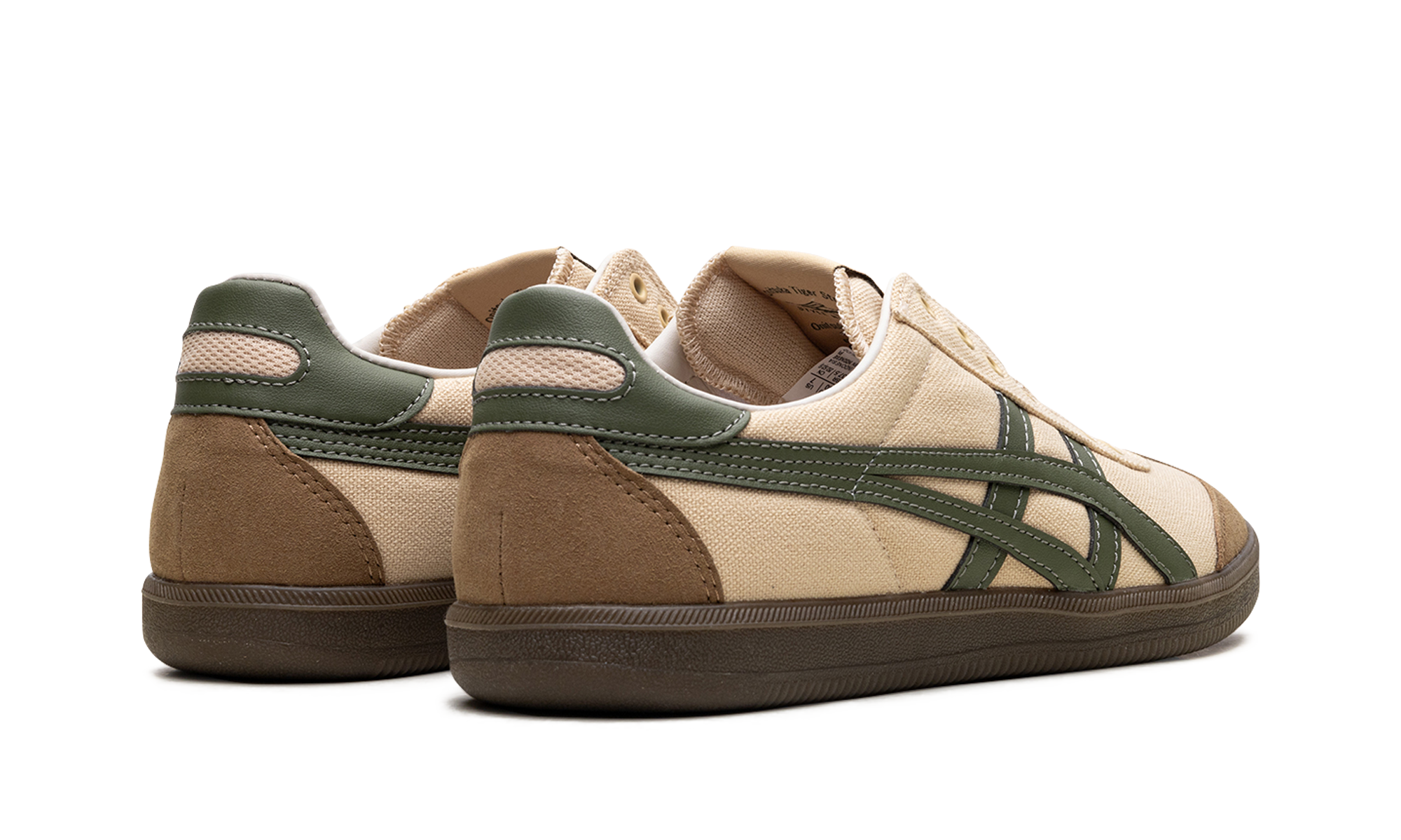 Tiger Tokuten Slip-On "Beige Brown Green"