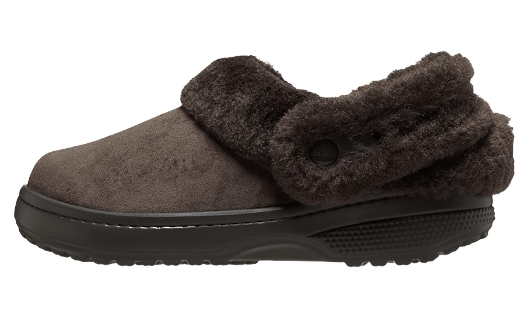 Unfurgettable Vegan Suede Clog "Espresso"