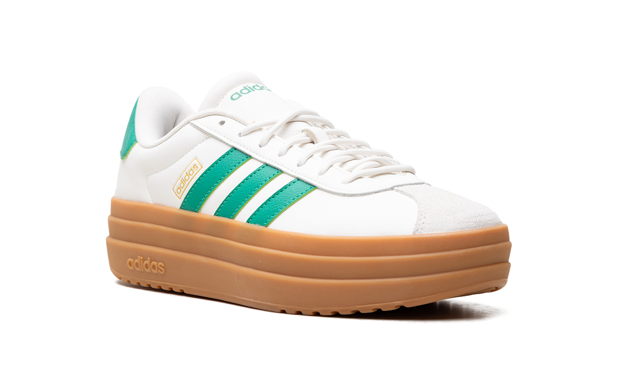 Vl Court Bold Women "Core White Court Green Gold Metallic"