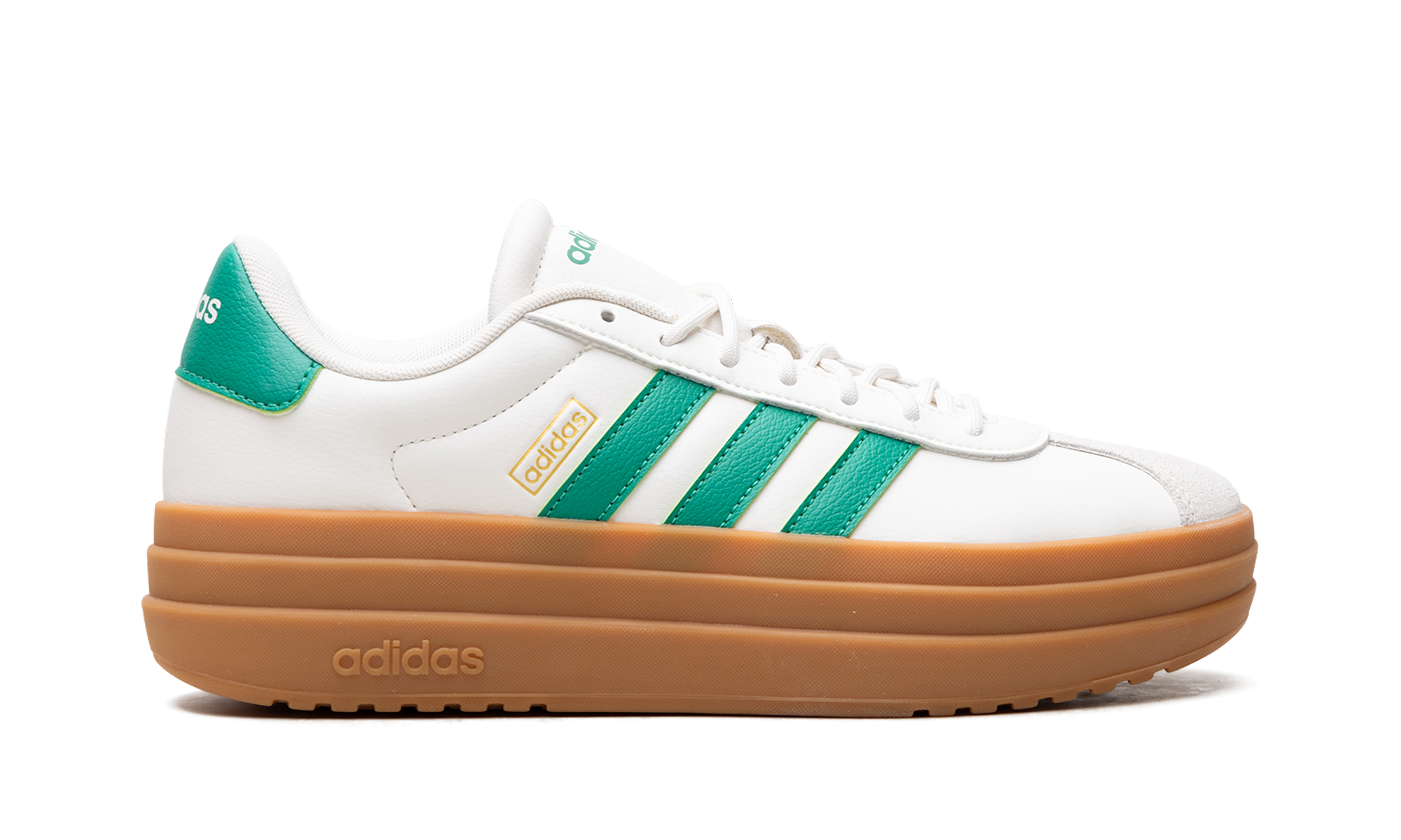 Vl Court Bold Women "Core White Court Green Gold Metallic"