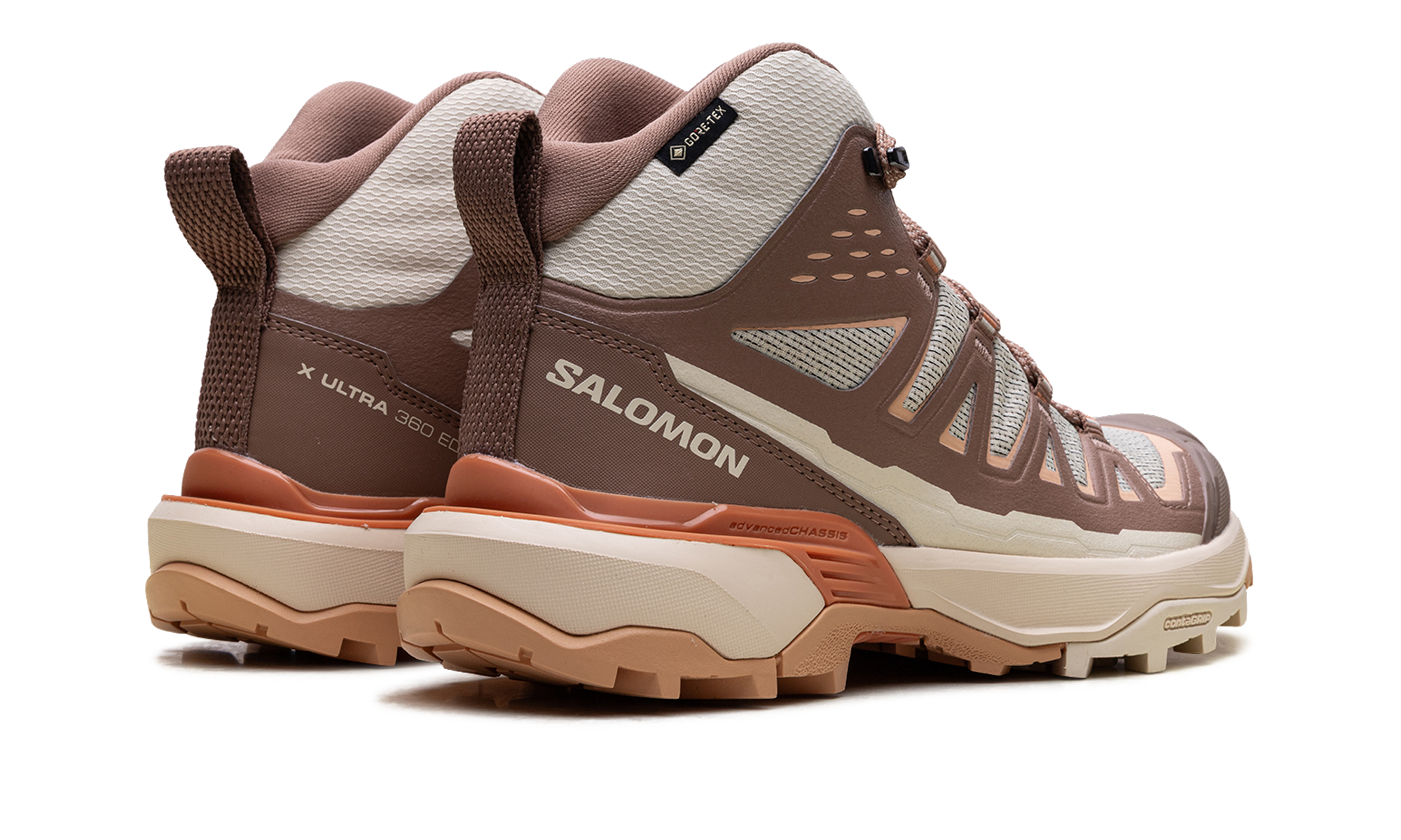 X Ultra 360 Edge Mid Gore-Tex Women "Shortbread / Raw Umber / Prairie Sunset"