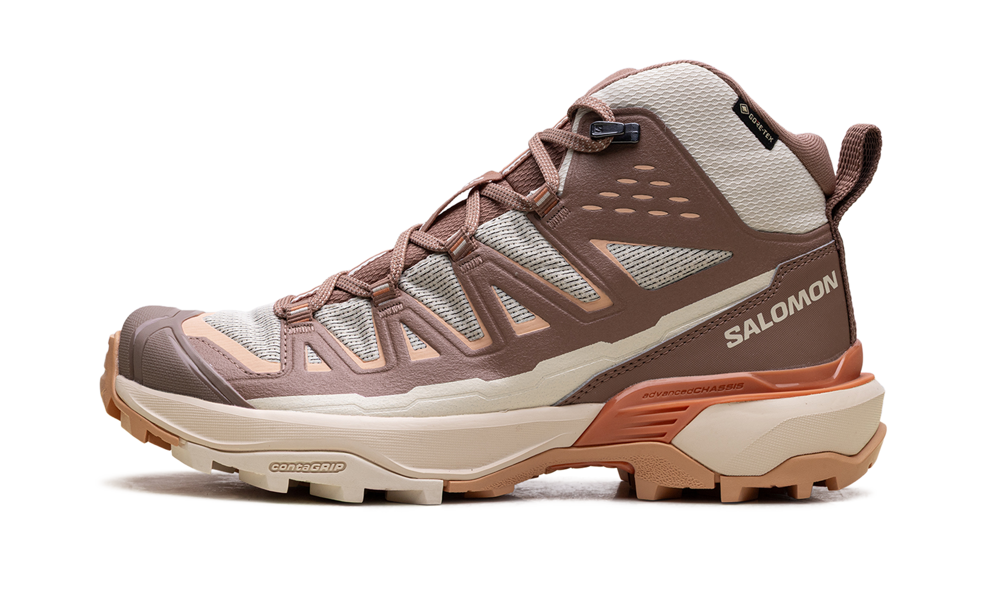 X Ultra 360 Edge Mid Gore-Tex Women "Shortbread / Raw Umber / Prairie Sunset"