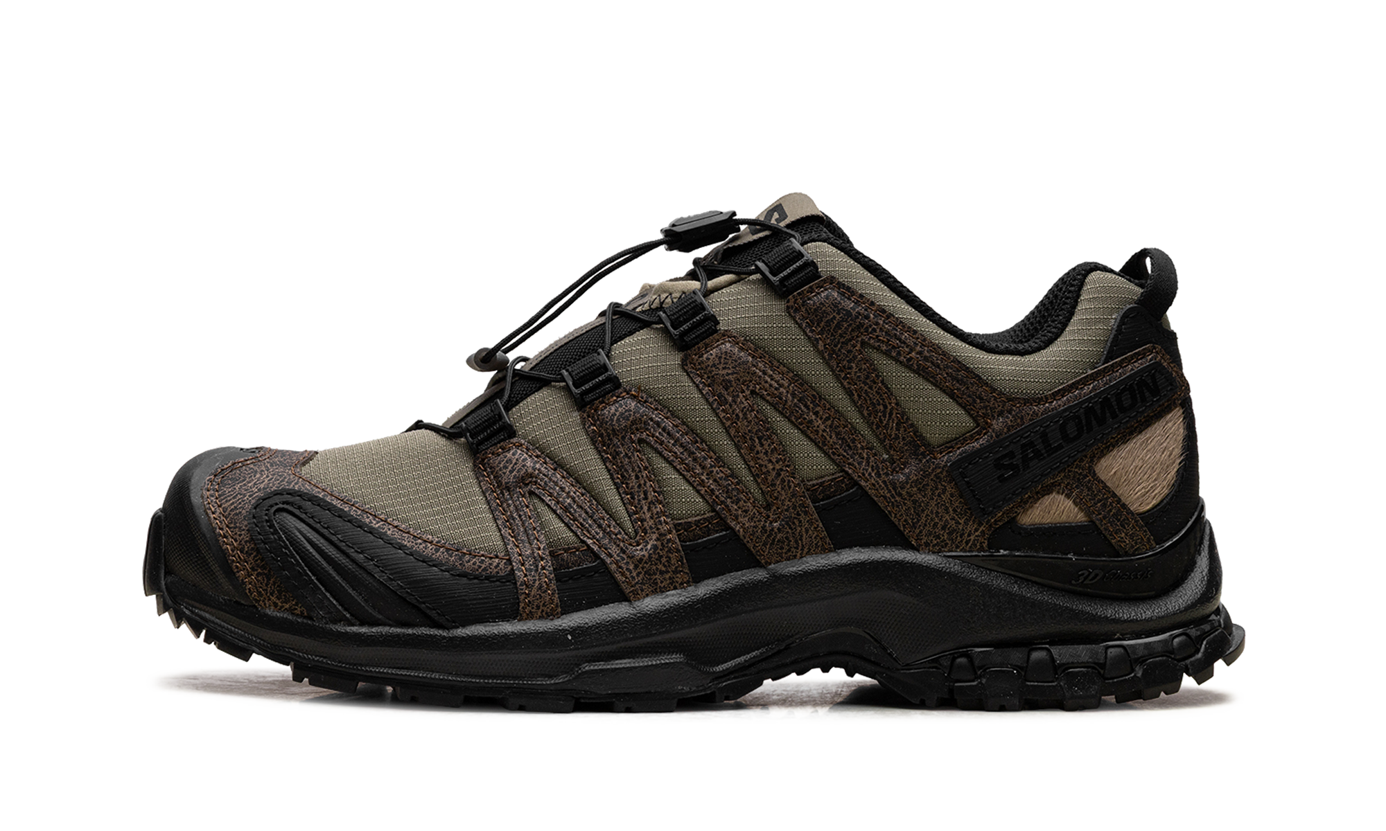 Xa Pro 3d Distressed Leather "Dark Earth Black"
