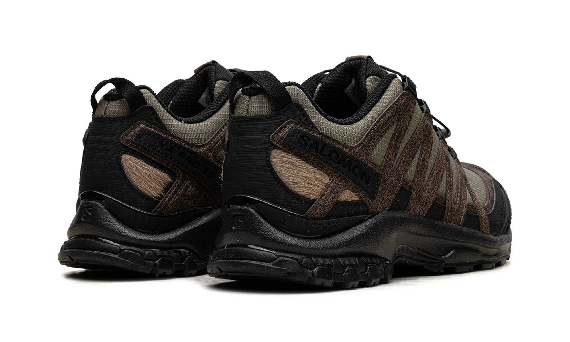 Xa Pro 3d Distressed Leather "Dark Earth Black"
