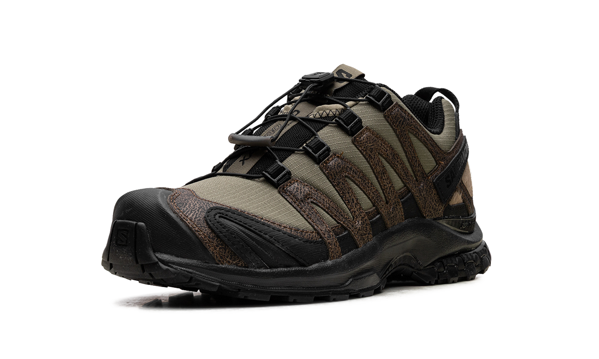Xa Pro 3d Distressed Leather "Dark Earth Black"