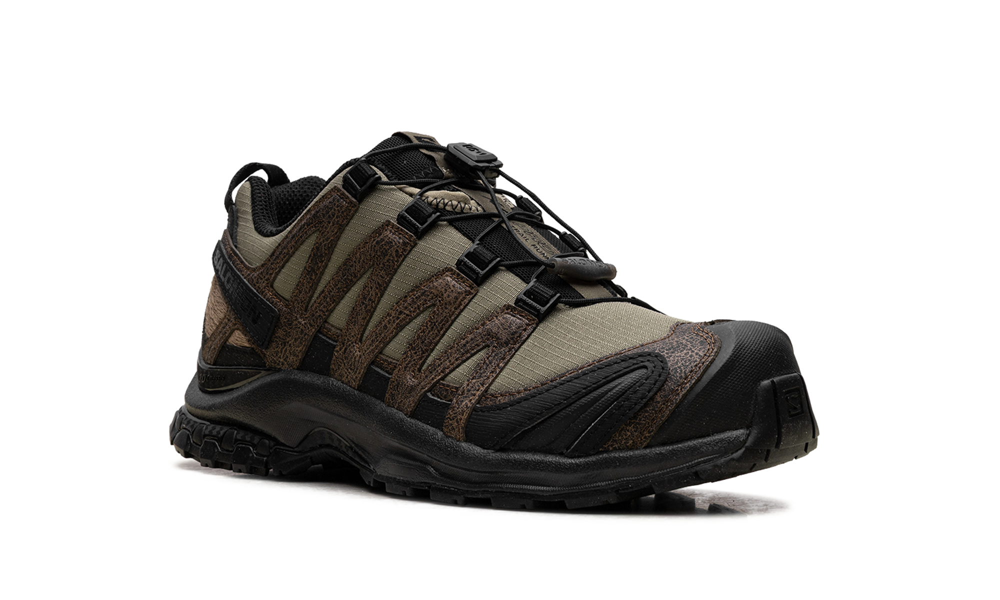 Xa Pro 3d Distressed Leather "Dark Earth Black"