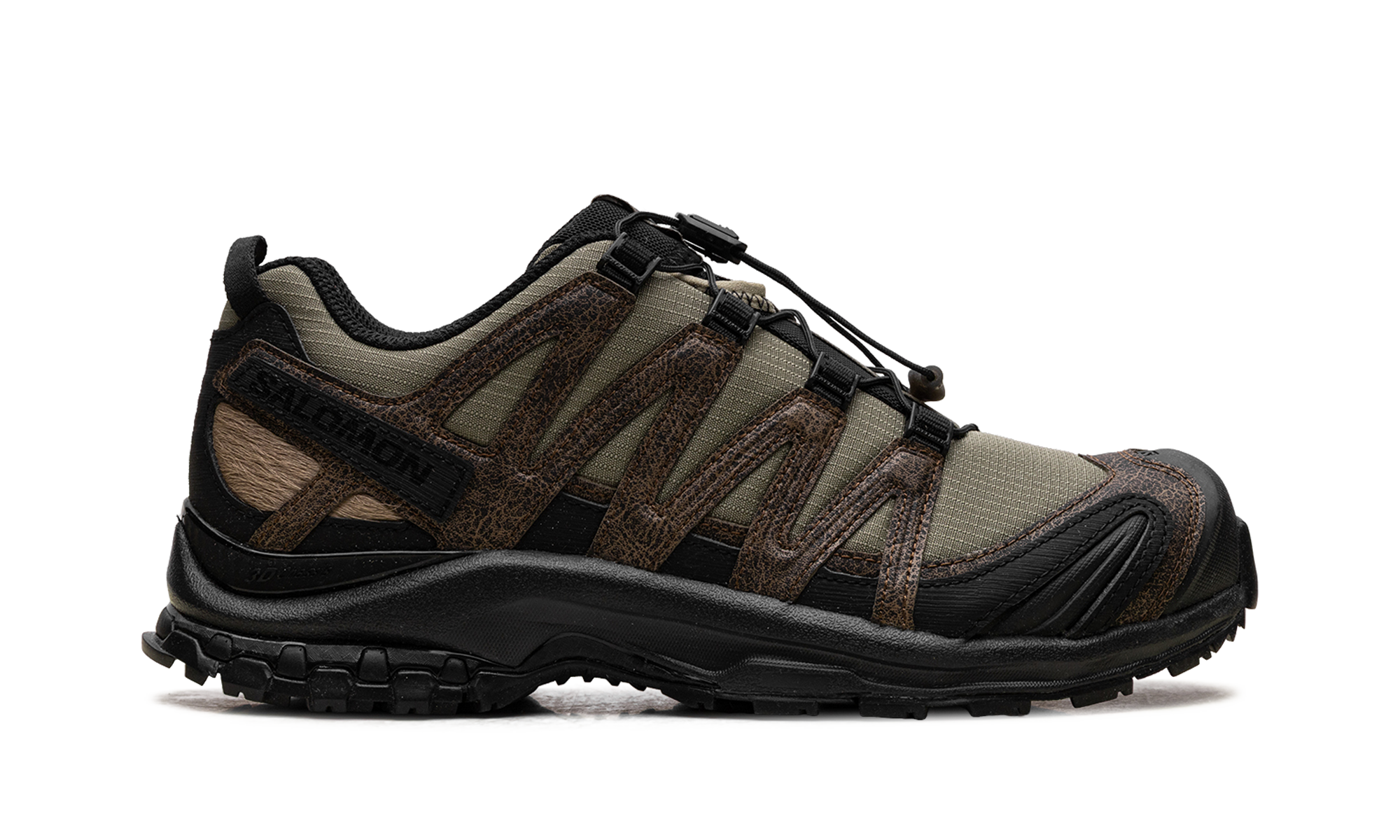 Xa Pro 3d Distressed Leather "Dark Earth Black"