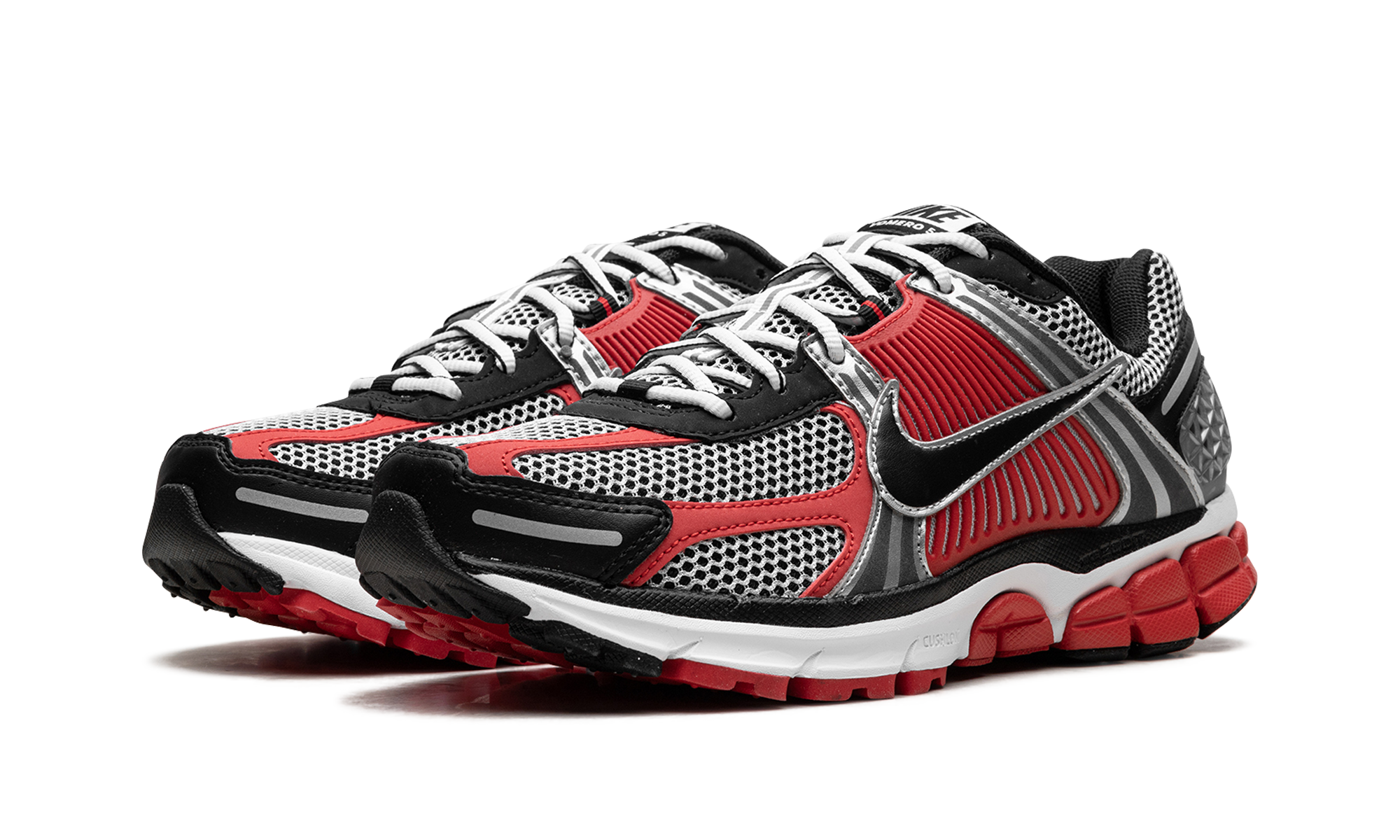 Zoom Vomero 5 "Metallic Silver University Red"