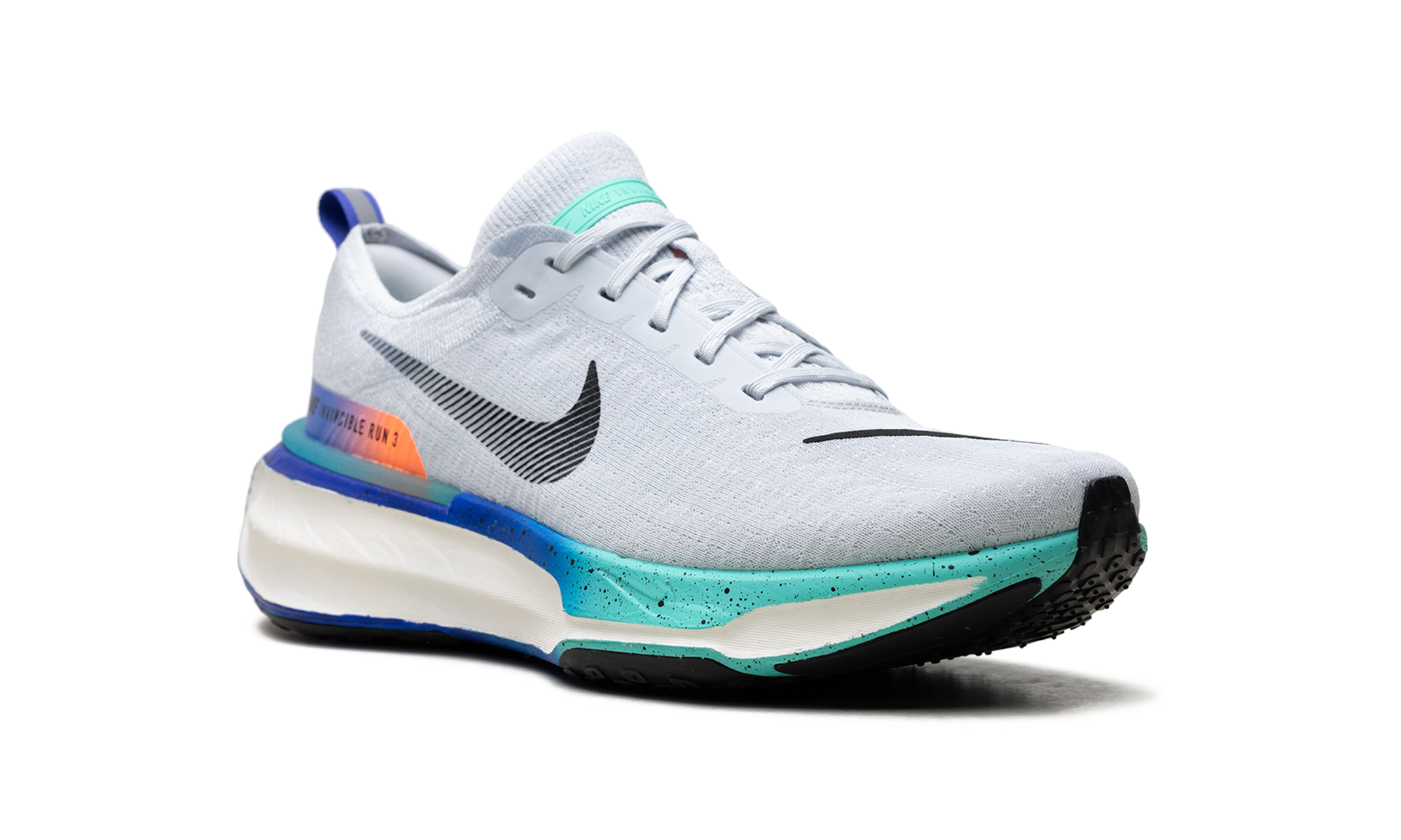 Zoomx Invincible Run 3 "Pure Platinum Bright Mango Cool Mint"