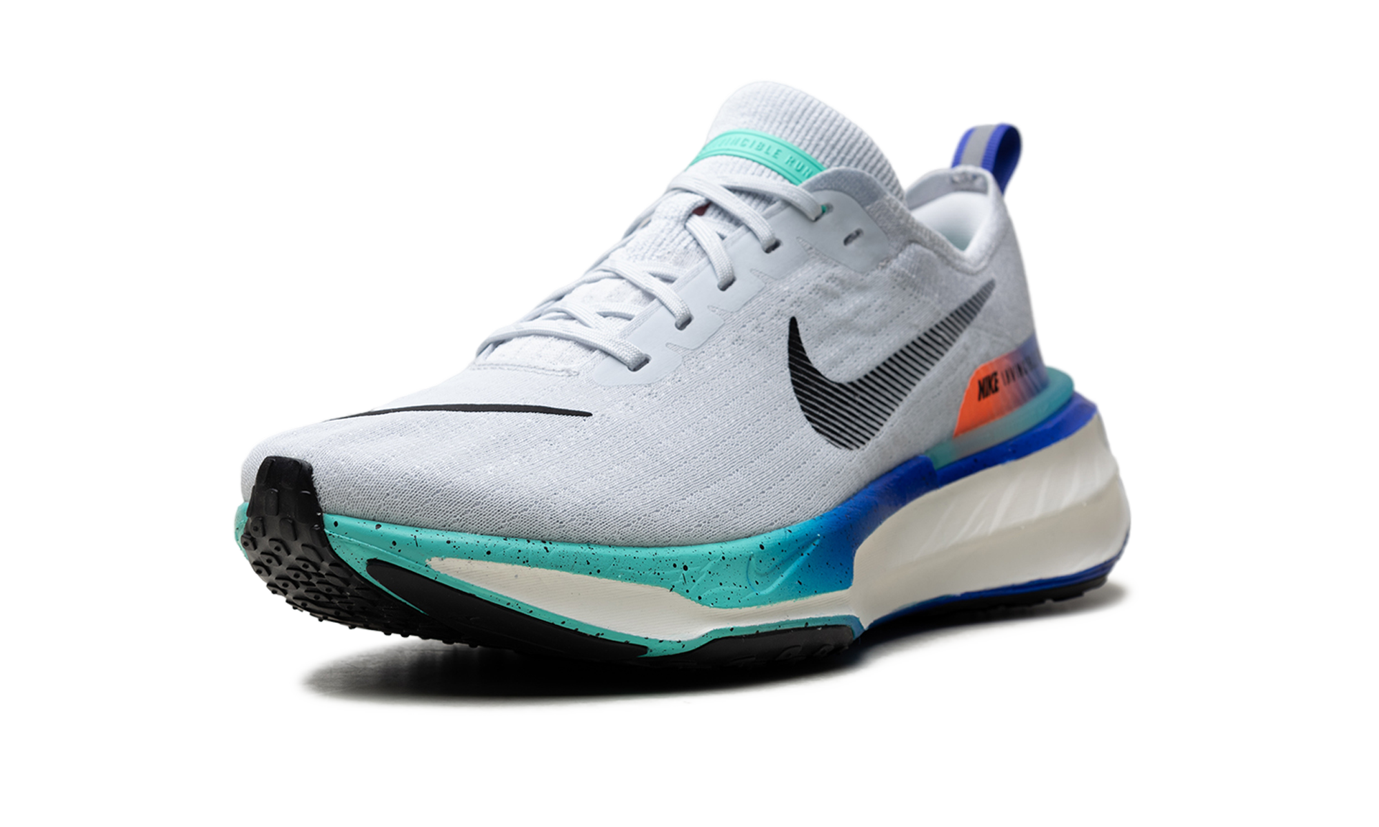 Zoomx Invincible Run 3 "Pure Platinum Bright Mango Cool Mint"