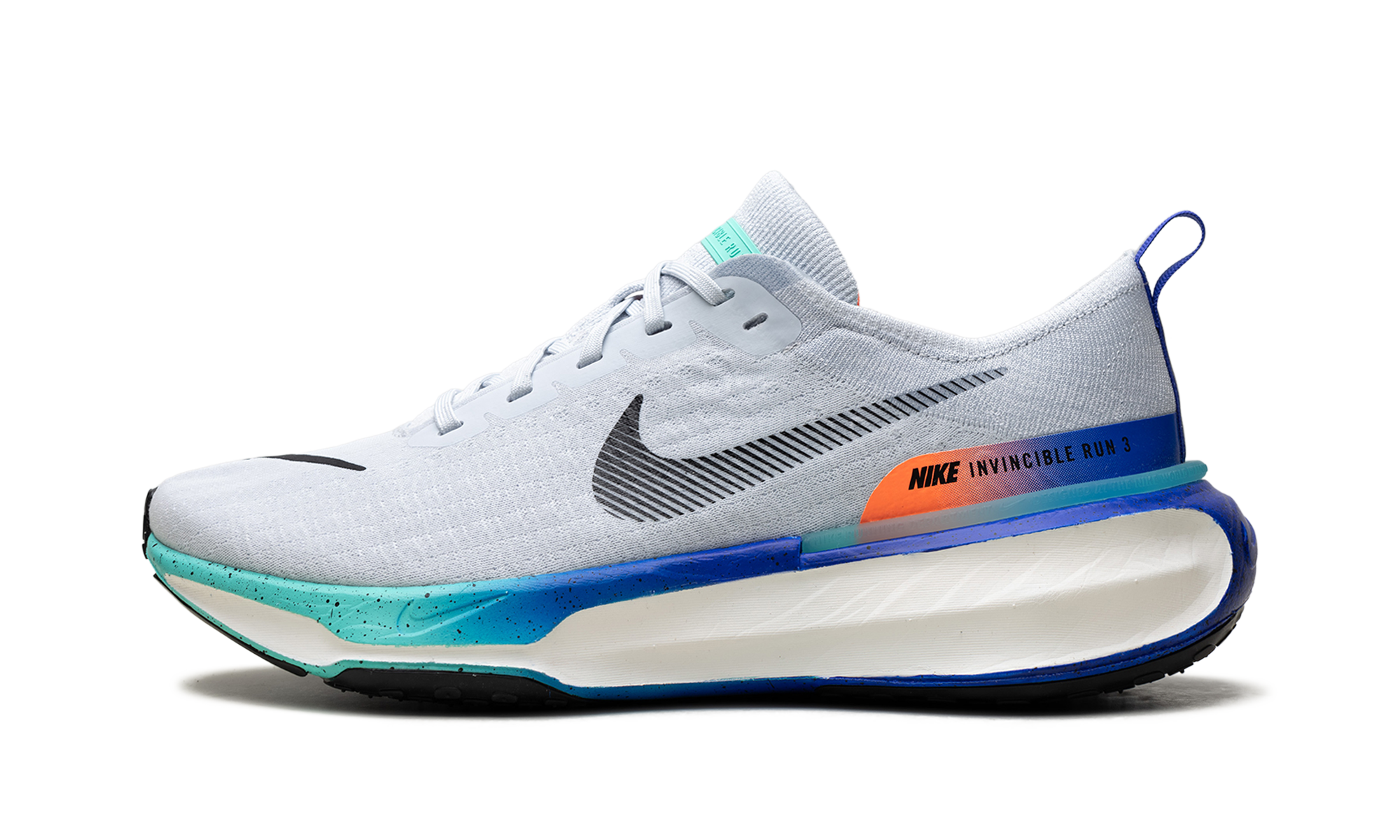 Zoomx Invincible Run 3 "Pure Platinum Bright Mango Cool Mint"