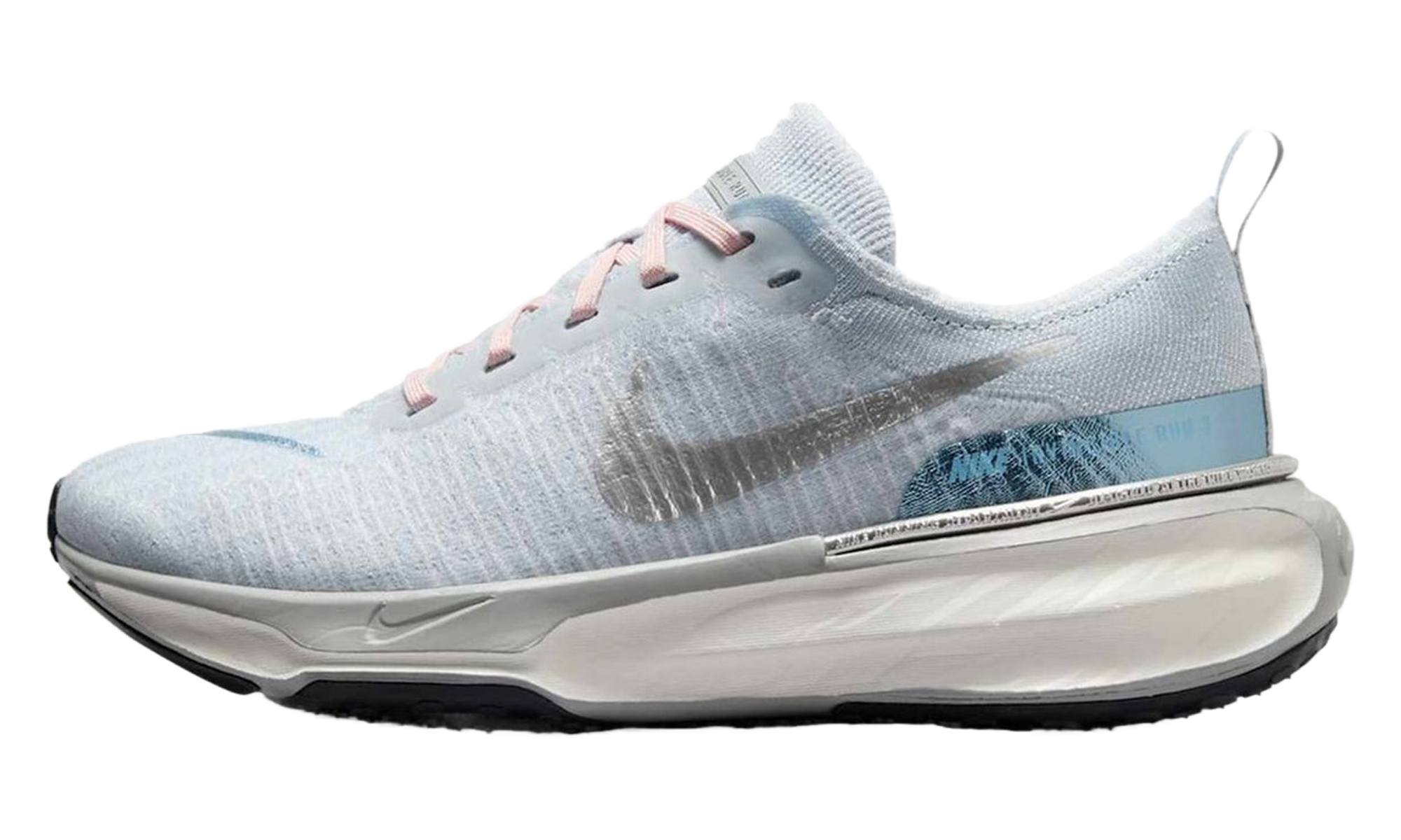 Zoomx Invincible Run 3 Women "Photon Dust Psychic Blue Sail Light Smoke Grey"