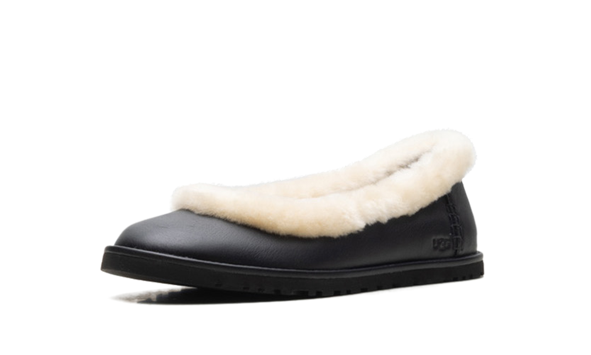 Zora Leather Ballet Flat Women "Black"