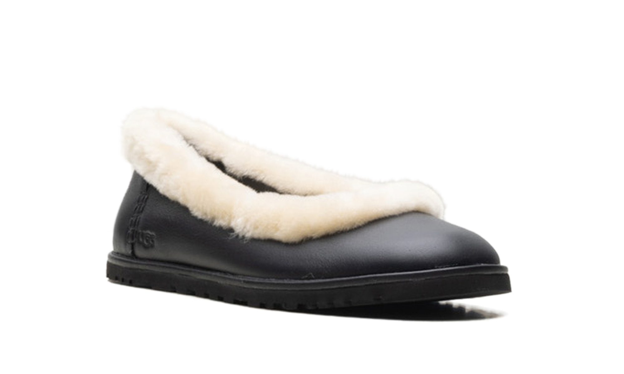 Zora Leather Ballet Flat Women "Black"