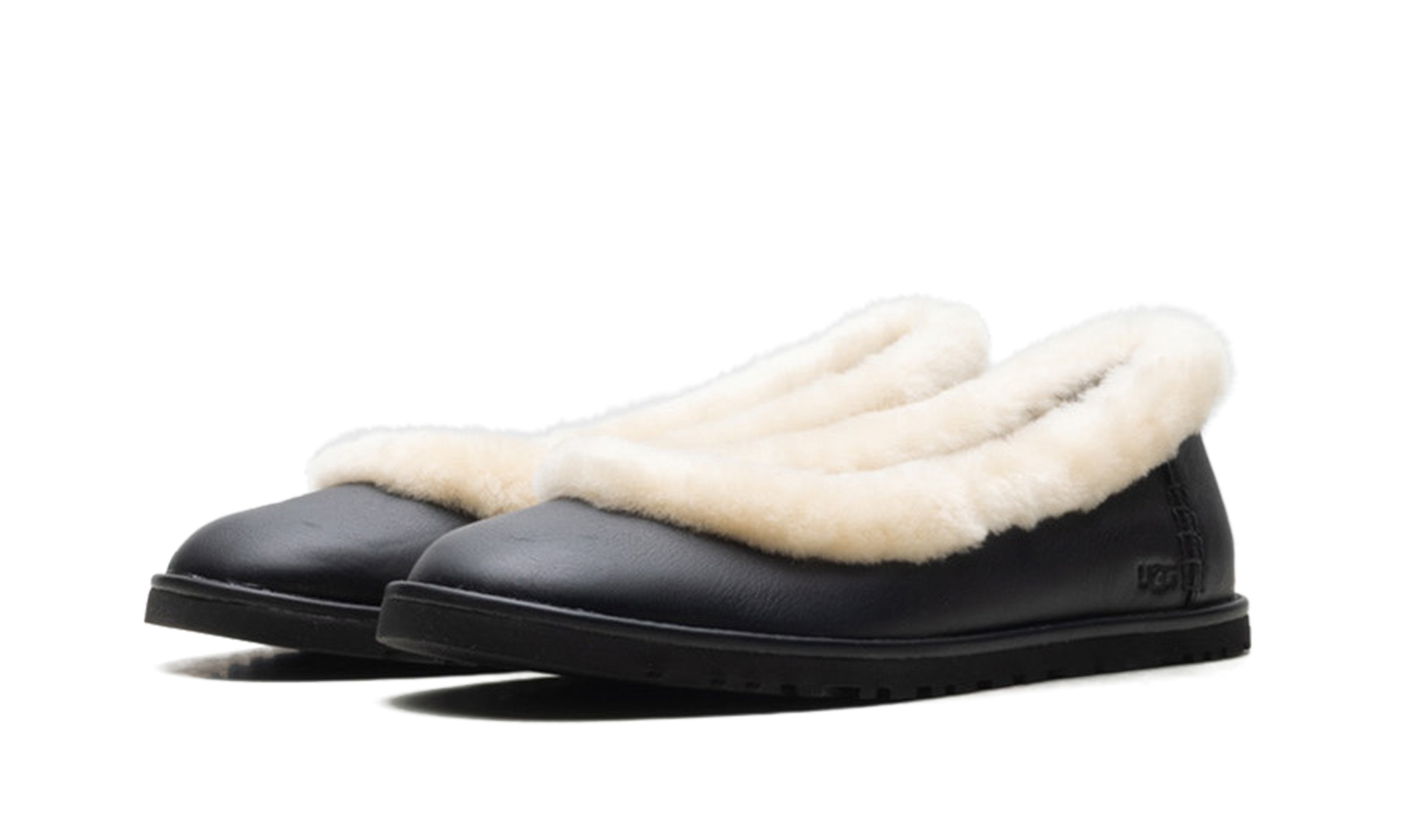Zora Leather Ballet Flat Women "Black"