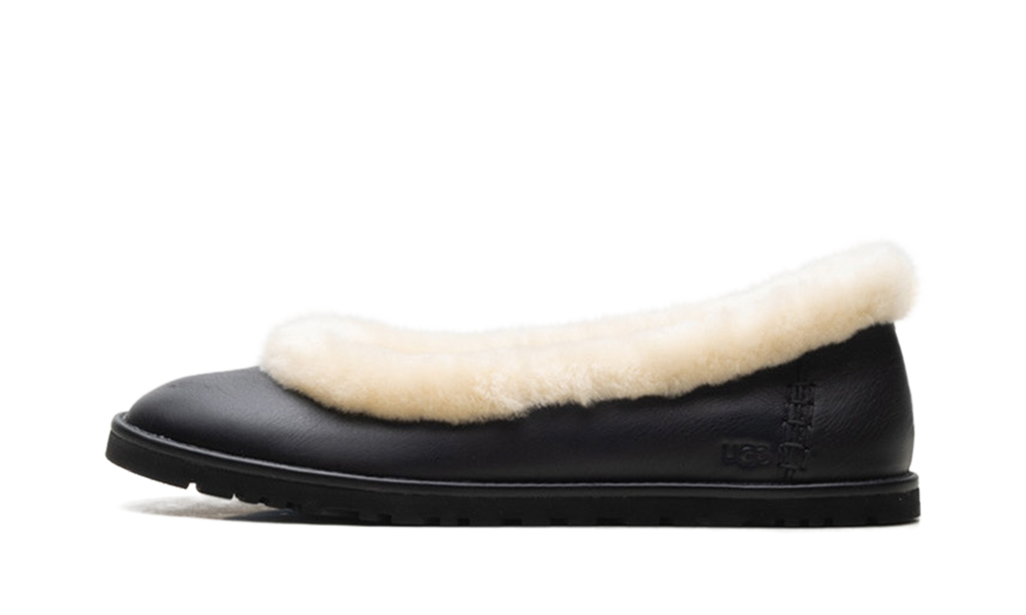 Zora Leather Ballet Flat Women "Black"